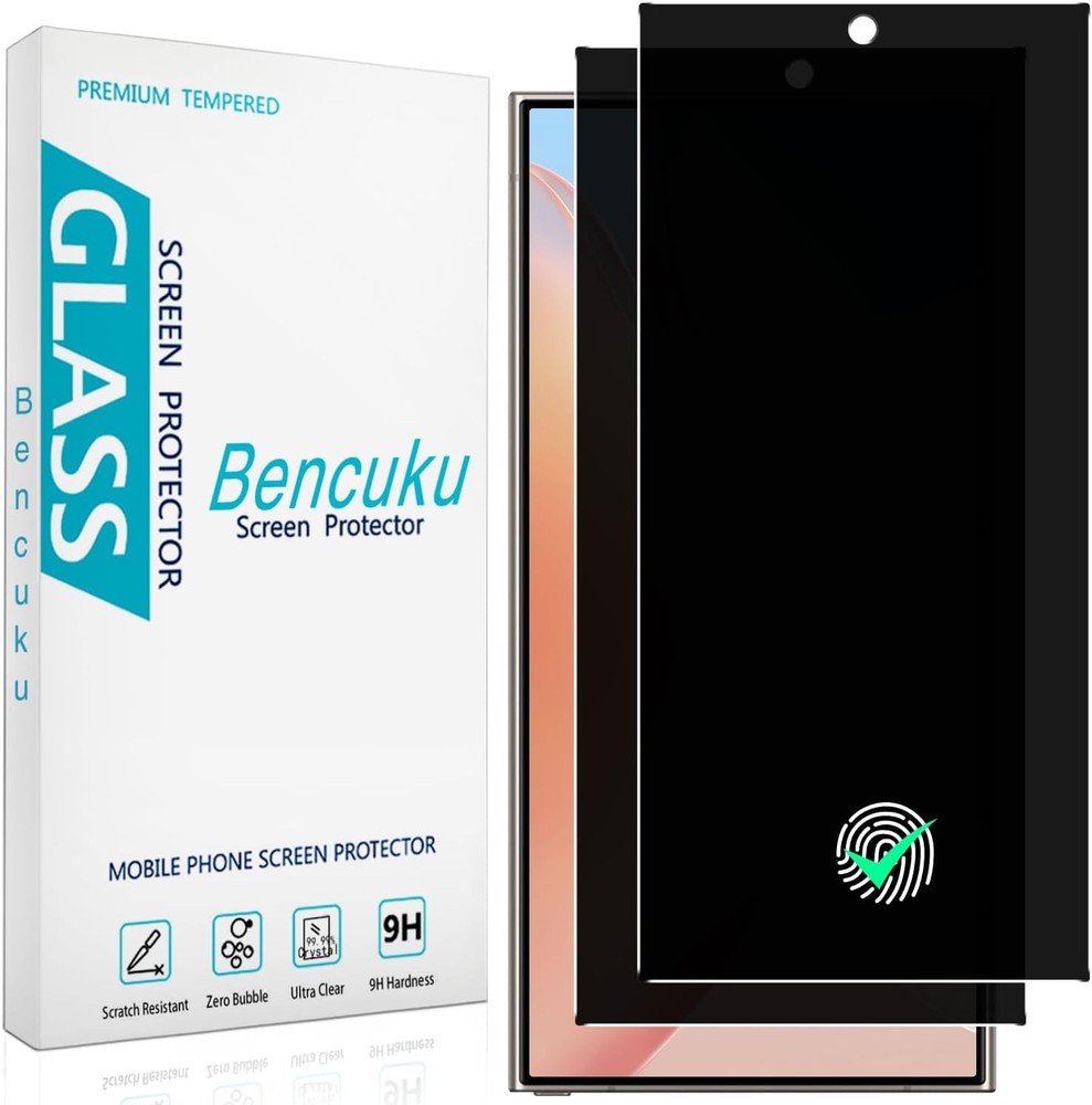2PCS Privacy Screen Protector for Samsung Galaxy S24 Ultra 6.8 Inch Anti Spy