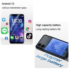Global 4 inch DOOV M2 MINI Android 12 Smartphone Student Mobile Google Play 128G