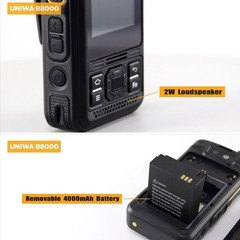 4G LTE Android Rugged Cell Phone Mobile Quad Core ZELLO Waterproof UNIWA B8000