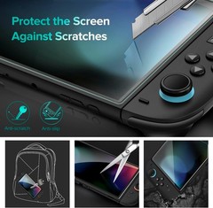 4-Pack Tempered Glass Screen Protector & Anti-Scratch for Nintendo Switch 2 2025