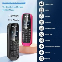 LONG-CZ J60 plastic Mini Mobile 4G 64GB Smallest phone (Unlocked)