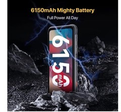 Rugged Unlocked Smartphone, 6150mAh Battery, Bison GT2 8GB+128GB, 6.5″+FHD, G95