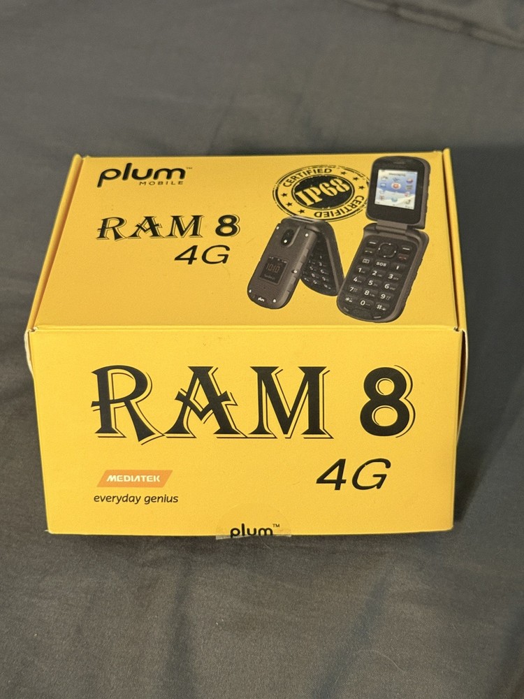 Plum Mobile E800Org Ram 8 Phone 4G NISB