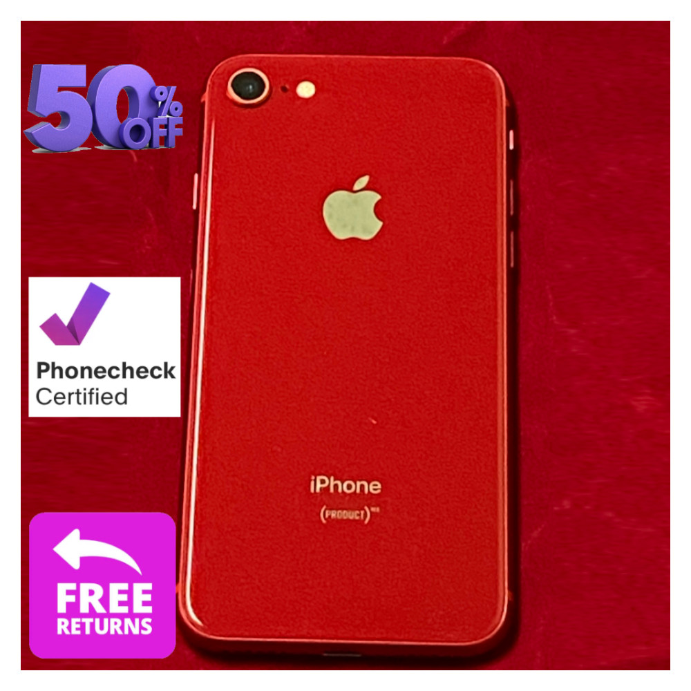 Apple iPhone 8 64GB 128GB 256GB Red/Gold Unlocked Verizon GSM CDMA