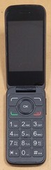 Alcatel MyFlip 2 II A406DL – Gray & Black ( TracFone ) 4G VoLTE Phone w/ 5 Games