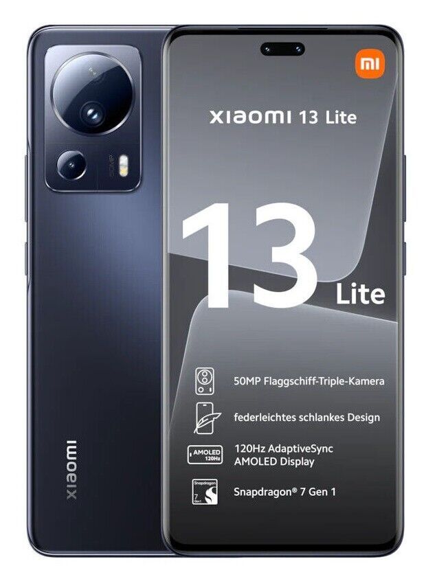 Xiaomi Mi 13 Lite 5G 256GB 50MP 4500mAh Unlocked Android Smartphon New Sealed