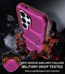 Samsung Galaxy S26 Ultra Case with Belt Clip Holster, Heavy Duty Shockproof Cove