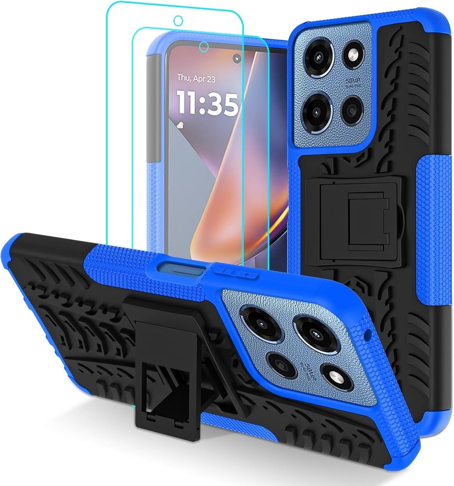 Motorola Moto G Play 2026 Case with 2 Pack Screen Protector, Heavy Duty Bumper C