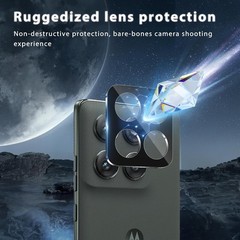 2PCS Screen Protector & Camera Lens Protector for Motorola Edge 2025 6.70 Inch 9