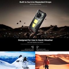 DOOGEE V Max LR 5G Rugged Phone Android 15 Mobile Waterproof Rangefinder Global