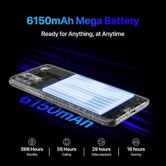 UMIDIGI Power 5S 4GB + 32GB Unlocked cell phone 6.53″ HD+ Full Screen