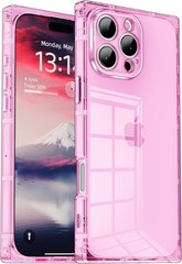 Rectangle Case for iPhone 15 Pro Max, Full Camera Protection & Clear Cover