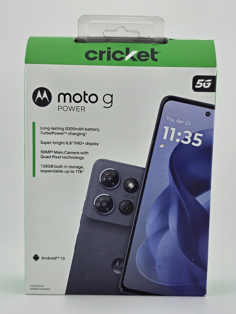 Motorolla G Power 6.8″ FHD+ 50MP Camera 128 GB + Micro SD Slot Expandable