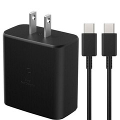 45W PD Power Fast Charger Adapter 6ft Type-C Charging Cable For Samsung S23 S22