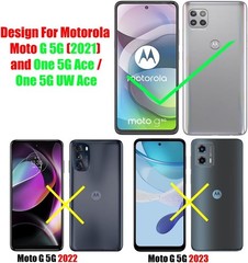 3 Pack Tempered Glass Screen Protector for Motorola Moto G 5G and One 5G Ace