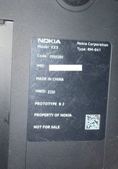 Nokia Lumia 625 Prototype id302 Build B2