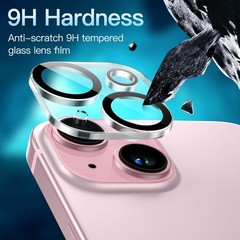 6.1-Inch & 6.7-Inch Camera Lens Protector, 9H Tempered Glass, 3-Pack