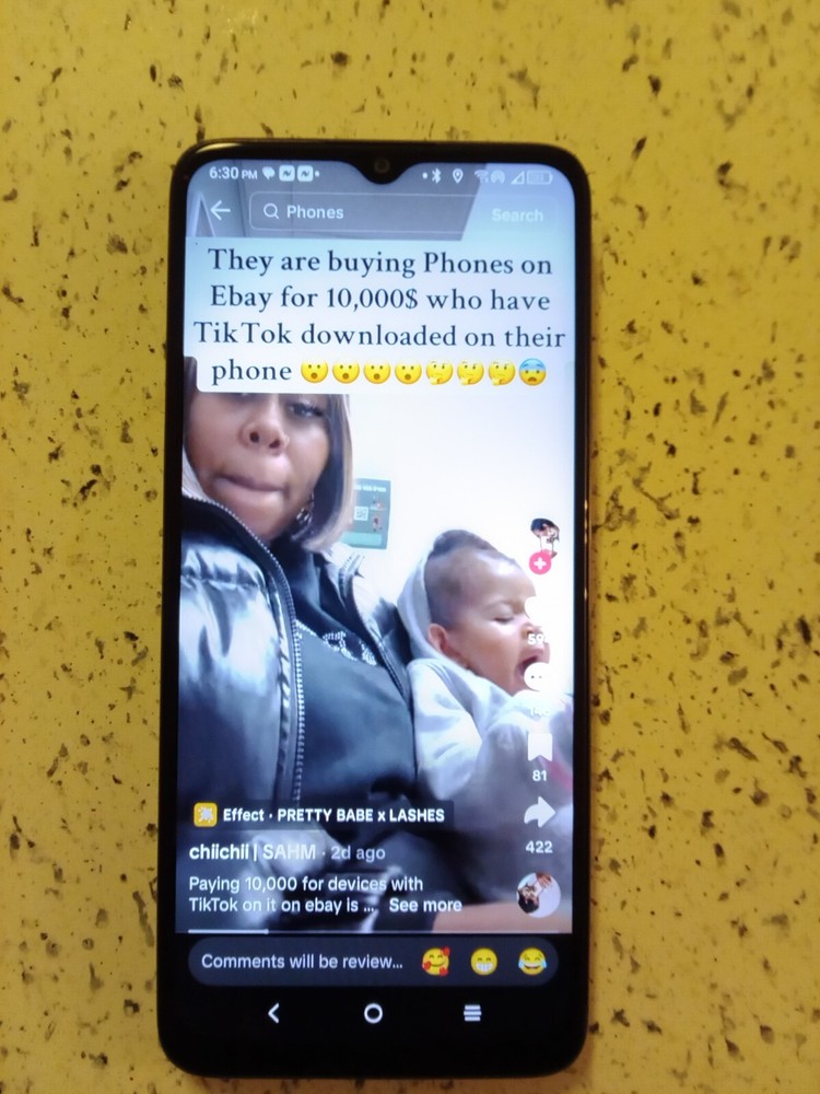 TIKTOK USERS!!! PHONE WITH TIK TOK APP FOR SELL