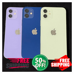 Apple iPhone 12 64GB/128GB Unlocked – Black, Blue, Green, Good Condition