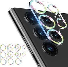 3 Pack Camera Lens Protector for Samsung Galaxy S24 Ultra, Tempered Glass