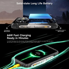 Ulefone Armor 33 Pro Rugged Phone 16GB+512GB Dual Screen Night Vision Android 14