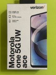 Verizon Prepaid Smartphone Motorola One 5G Ace – 64 GB – Gray, Brand New Sealed