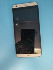 HTC Desire 626s Verizon Smartphone Parts Repair Cracked Screen Black White AS IS