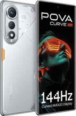 Tecno Pova Curve 5G-Global Version-Dual SIM-6GB RAM 144 Hz Curved AMOLED-Silver
