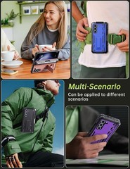for Samsung Galaxy Z Fold 5 Case,w/ Belt Clip Holster/Military Grade Drop Proof