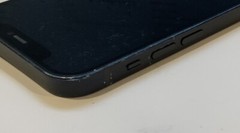 USED BLACK GSM UNLOCKED iPhone 12, 64GB A2172 MGEF3LL/A WITH 83% BATTERY HEALTH