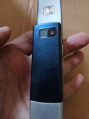 Samsung Juke SCH-U470 MP3 Swivel Phone Blue Silver Verizon Used. AS-IS