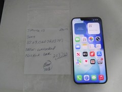 Apple iPhone 13 , 256GB White (Unlocked) CRACKED Back Clean IMEI