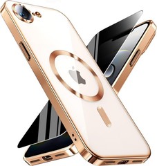 Magnetic for iPhone 17e/16e Case with Privacy Screen Protector & Full Camera Cov