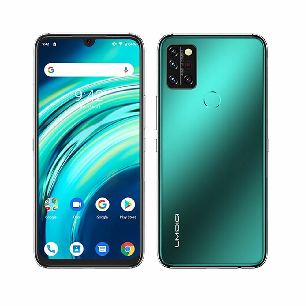 UMIDIGI A9 Pro 6GB+128GB Unlocked Sim 6.3” Quad Camera, Android 10, New Phone