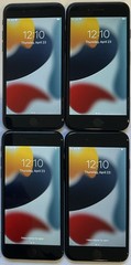 FOUR USED GSM UNLOCKED APPLE iPhone 7, 32GB A1660 MQTV2LL/A PHONES, 100% BATTERY