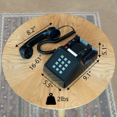 Opis PushMeFon Mobile 4G Desk Phone – Retro GSM Home Senior Cellphone Unlocked –