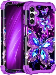 Galaxy A16 5G Case, Glow in The Dark Three Layer Heavy Duty Shockproof Protectio