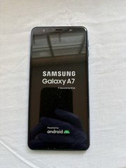 Samsung Galaxy A7 (2018) Blue Android Wi-Fi Bluetooth Micro USB Bar Smartphone