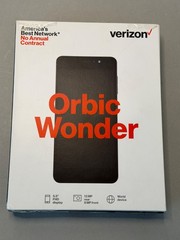 Orbic Wonder (5.5-inch) Smartphone (RC555L) Verizon Prepaid – 16GB/Black in Box