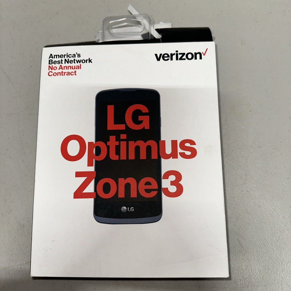 LG Optimus Zone 2 (Verizon) – LG-VS415PP – Black / 4GB / 3G LOCKED NOT SCANNED