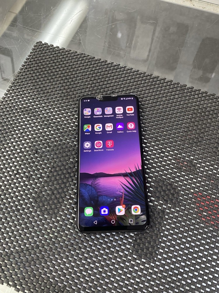 Lot Of 1 LG G8 Thin Q – Unlocked 128GB – For Parts/repair – M3