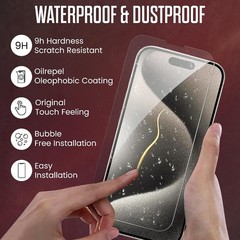 Screen Protector for iPhone 16 Plus 15 Plus 15 Pro Max Anti Scratch Clear 78 Cha