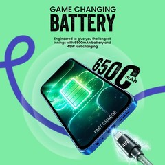 Tecno POP X 5G Midnight Blue 6GB 128GB 6500mAh Unlocked Global Version