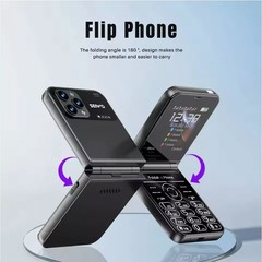 SERVO F7 Mini Unlocked 4 SIM Card Slots Foldable Mobile Cell Phones NEW Dialer