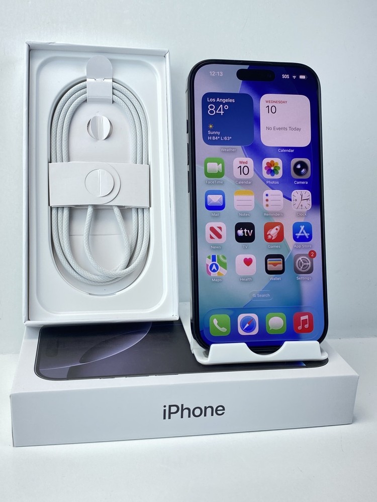 Apple iPhone 16 Pro A3083 128GB Black 91% battery health Factory Unlocked