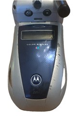 Motorola Nextel I95cl Flip Cell Phone Color Display Unlocked Java Gray Blue