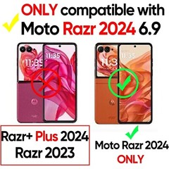 Case For Motorola Razr 2024 5G with Military Grade Protection & Magnetic Stand