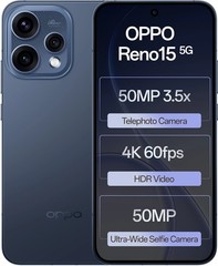 Oppo Reno15 5G (Blue, 8GB RAM 256GB Storage) 7 Gen 4 Processor Global Version.