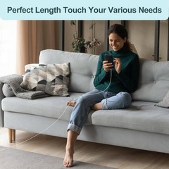 3-Pack 6ft USB-C Fast Charging Cable 60W for iPhone 17 Pro/16 Pro Max Adapter