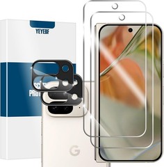 6.3 Inches Screen Protector for Google Pixel 9 Pro Fold, 2+2 Pack